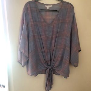 light & airy knotted fairy top